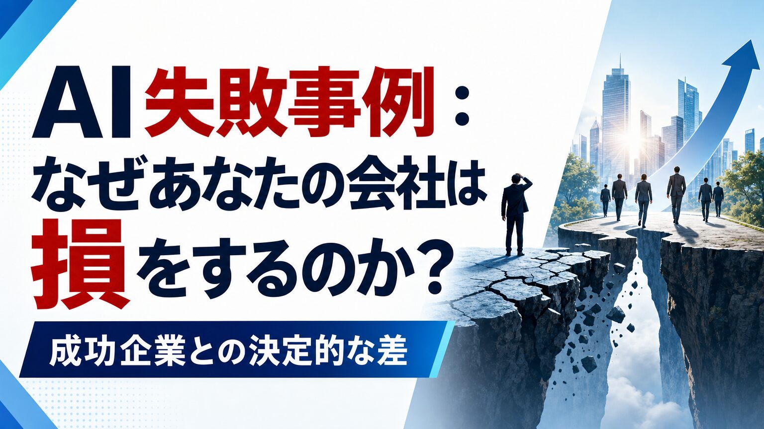 AI失敗事例：なぜあなたの会社は損をするのか？