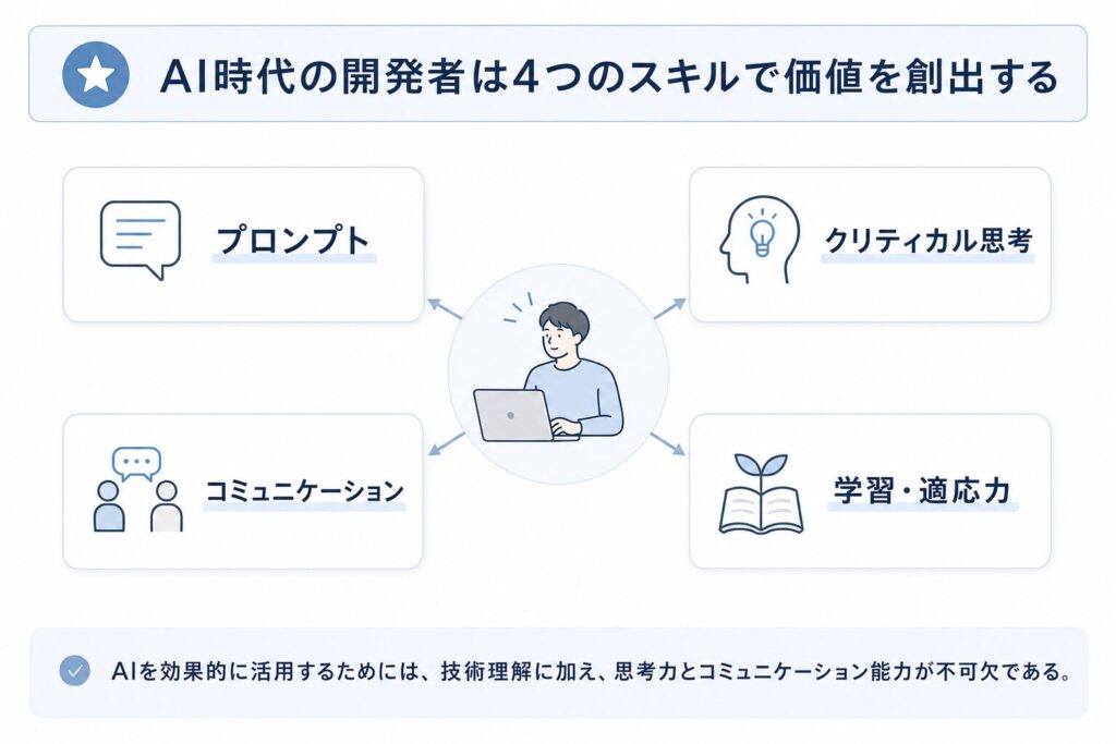 AI時代をリードするWeb開発者の新スキルマップ