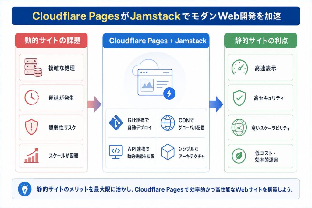 Cloudflare PagesとJamstackが実現するモダンWeb開発