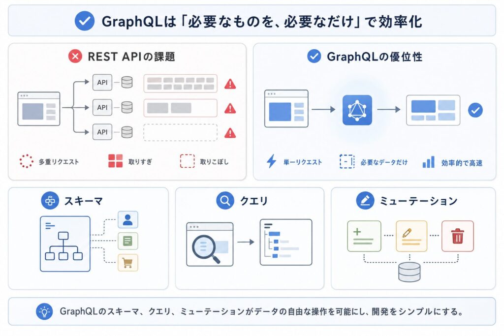 GraphQL基礎概念とREST API比較