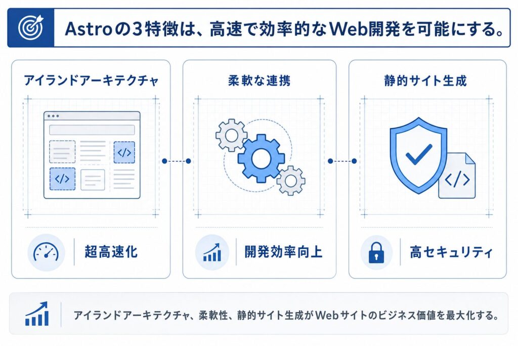 Astroの3つの強みとビジネス価値