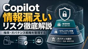Copilot 情報漏えいリスク徹底解説 権限・ガバナンス戦略を管理する