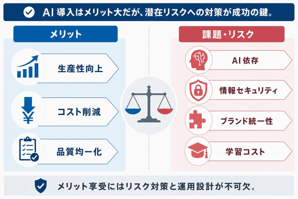 PowerPoint Agent導入のメリットと潜在的な課題・留意点