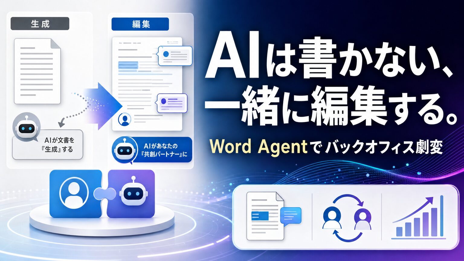 AIは書かない、一緒に編集する。Word Agentでバックオフィス激変