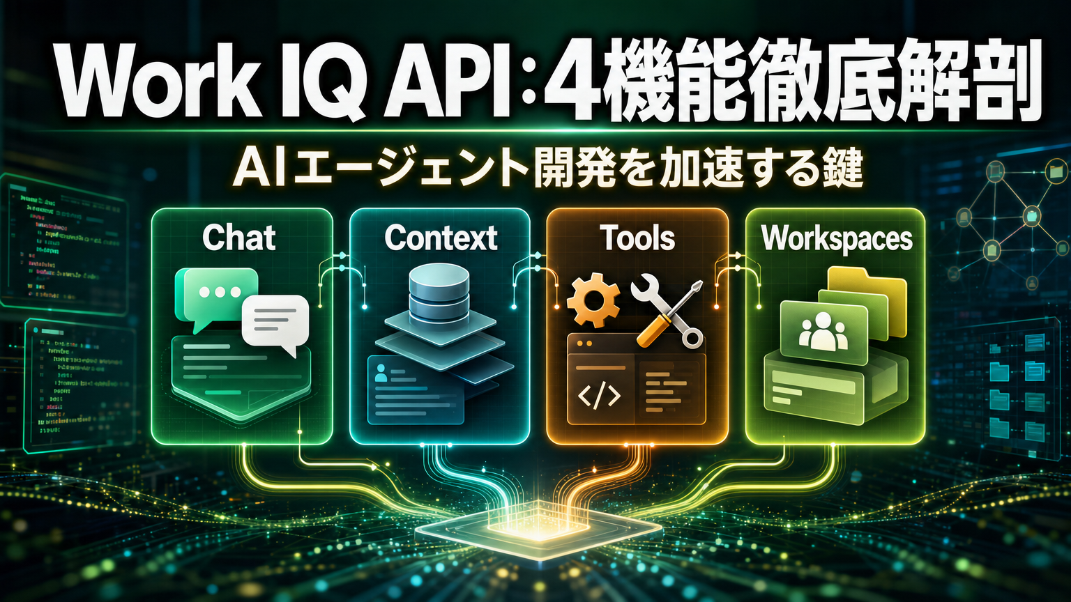 Work IQ API：4機能徹底解剖 AIエージェント開発を加速する鍵