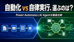 自動化 vs 自立実行、選ぶのは？ Power AutomateとAI Agentを徹底比較