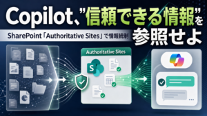 Copilot、”信頼できる情報”を参照せよ SharePoint「Authoritative Sites」で情報統制